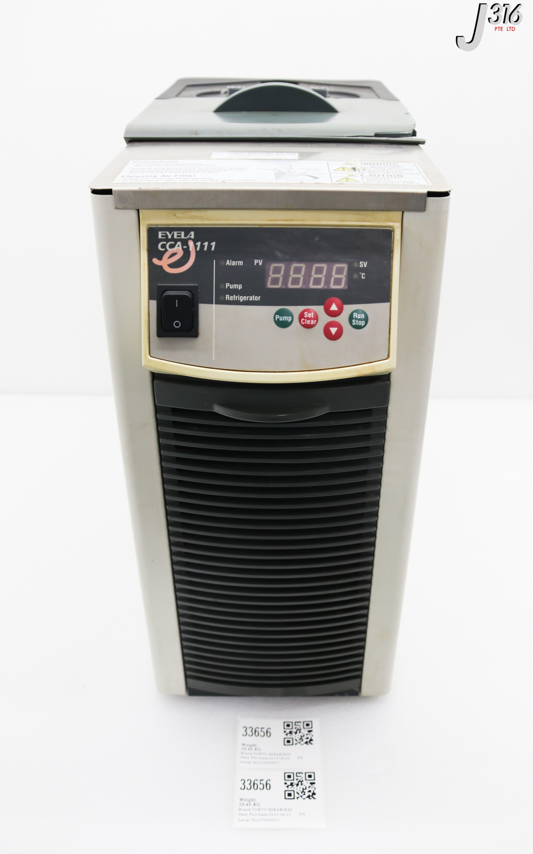 33656 TOKYO RIKAKIKAI EYELA LOW TEMPERATURE CIRCULATOR COOLACE CCA